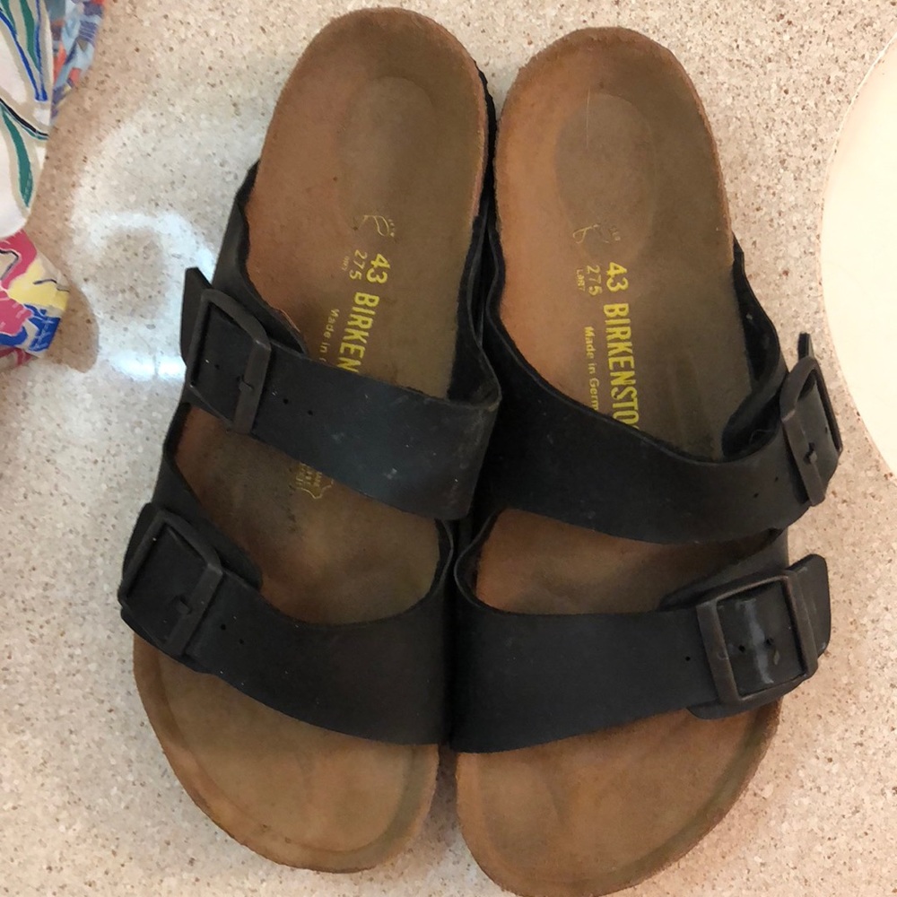 Brand new. Birkenstock’s Arizona.